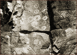 Rock Art Petroglyphs Coral Island Santa Catarina
