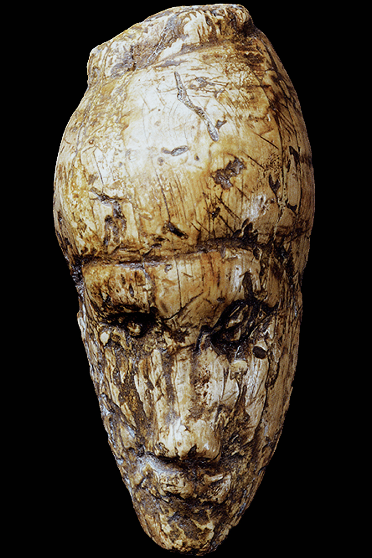 Dolní Vestonice Portrait Head XV Sculptures of the Ice Age